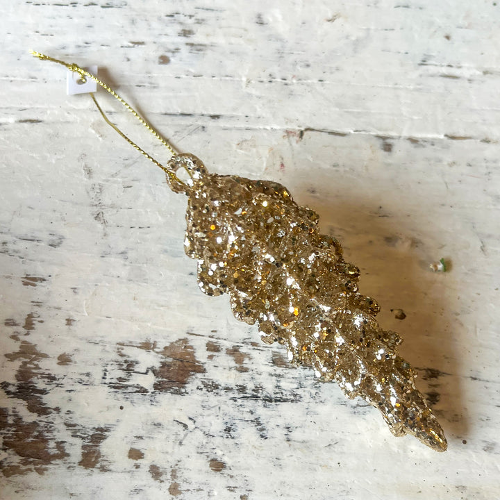 Twinkling Pinecone Ornament