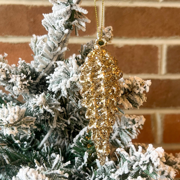 Twinkling Pinecone Ornament