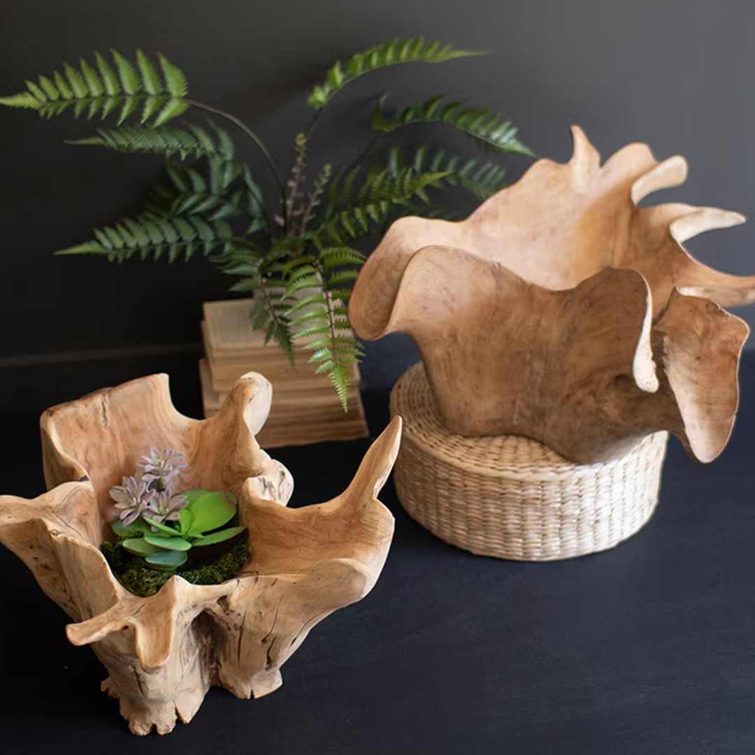 Teak Root Bowl