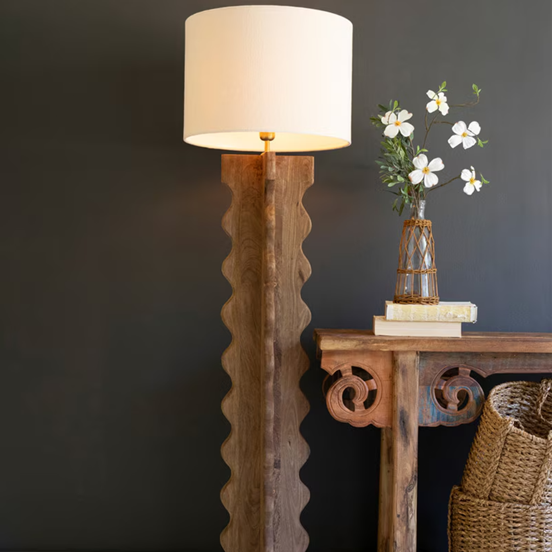 Wooden Floor Lamp