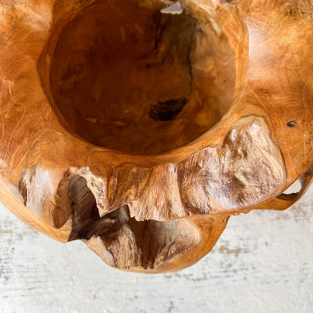 Teakwood Urn