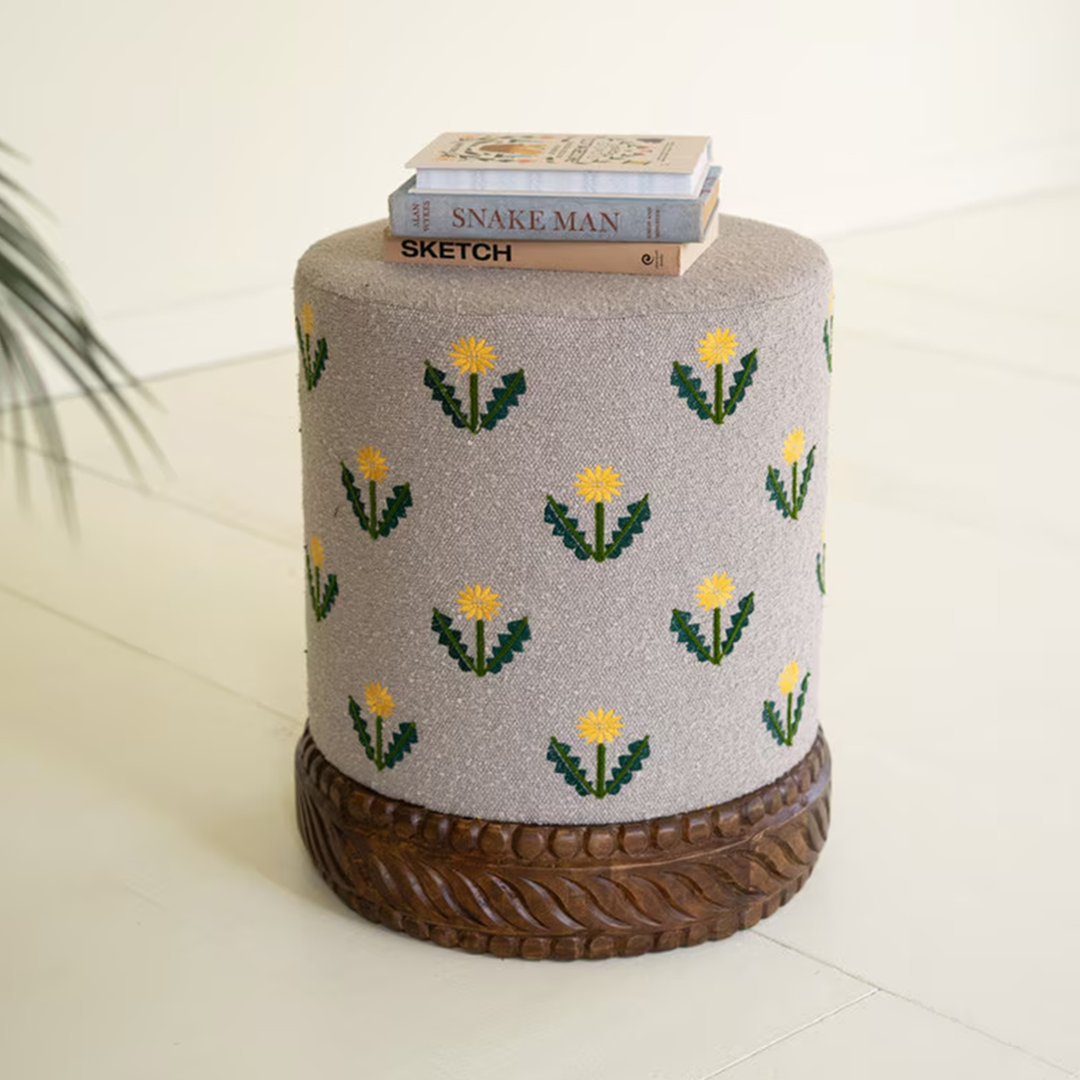 Grey 16" Ottoman