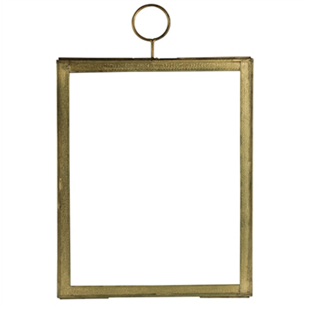 Hanging Frame- Brass