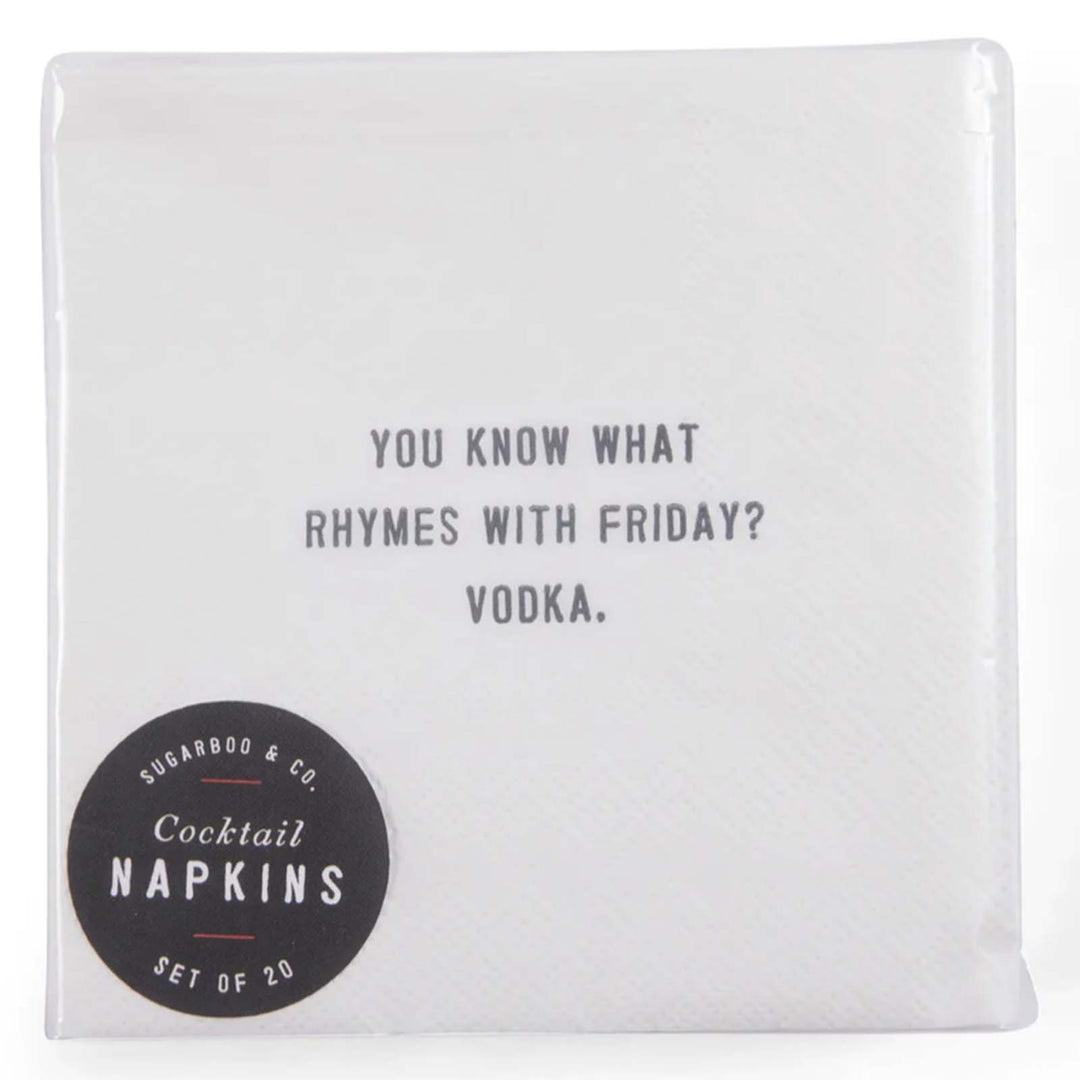 Napkin - You Know What Rhymes With Friday?