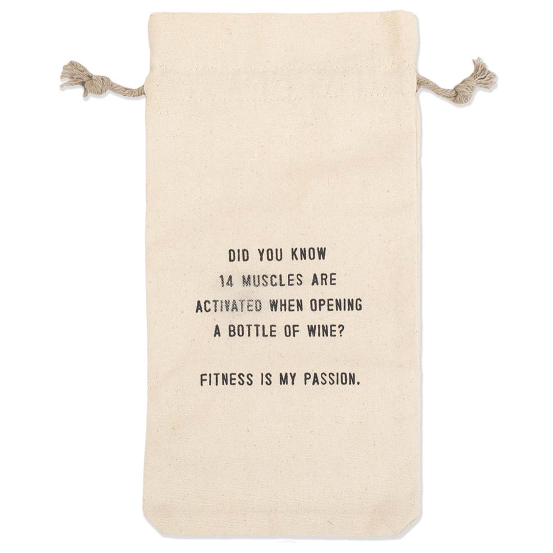 Wine Bag - Fitness Is My Passion