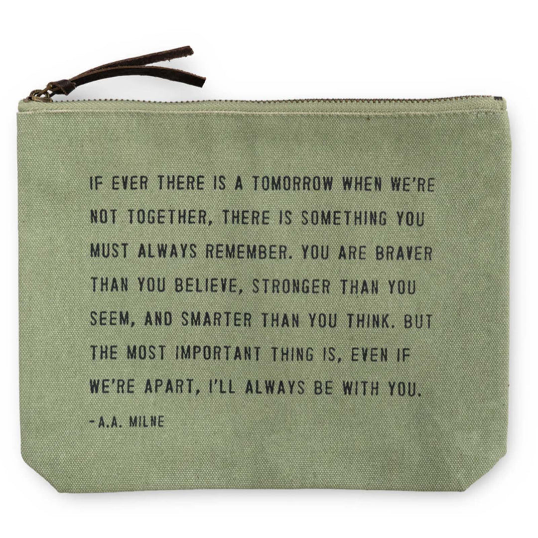 Canvas Zip Bag - A.A. Milne