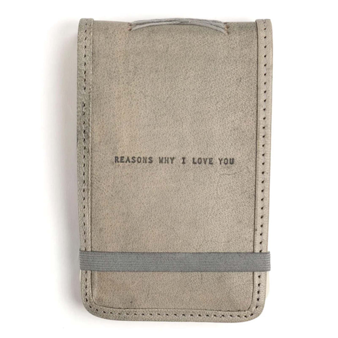 Mini Leather Journal - Reasons Why I Love You