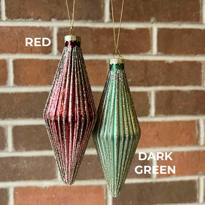 Ribbed Ornament