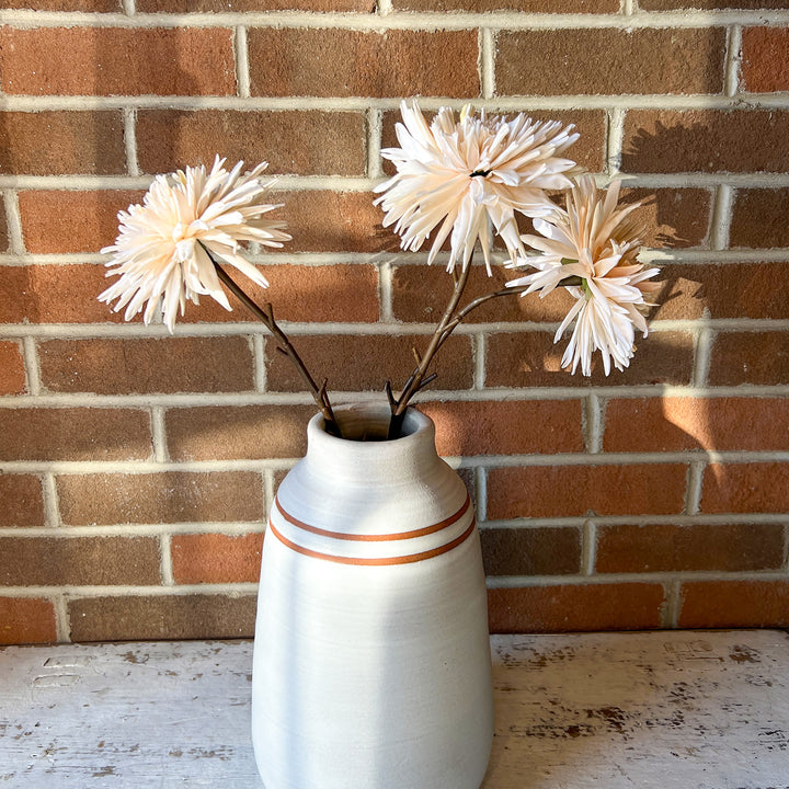 Dahlia Real Touch Stem, Cream