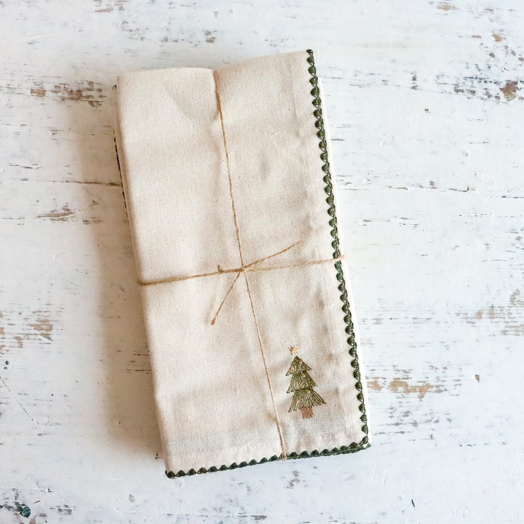 Festive Tree Napkin S/4