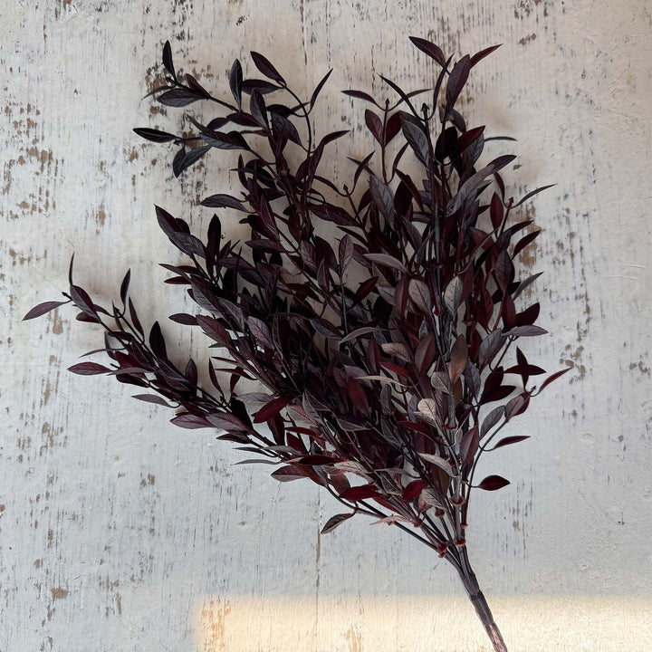 Willow Leaf Spray - Plum