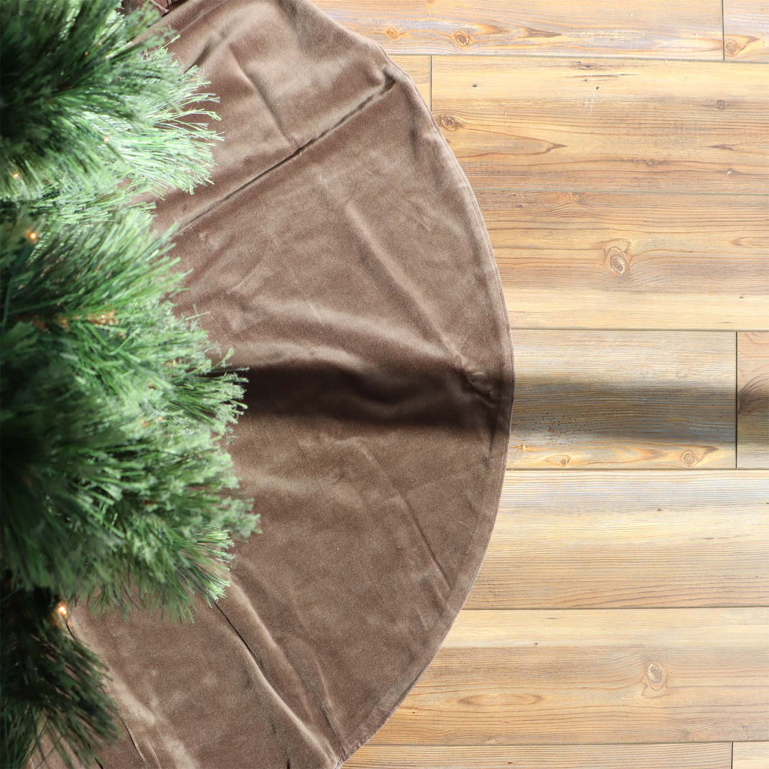 Vera Velvet Tree Skirt - Clove