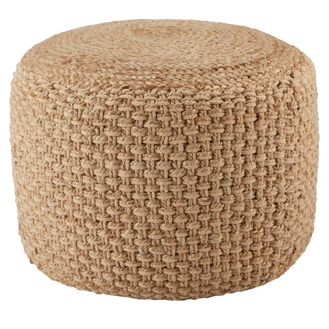 24" Natural Pouf