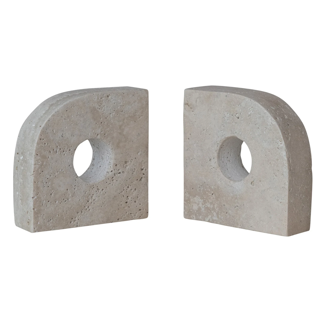 Travertine Book End