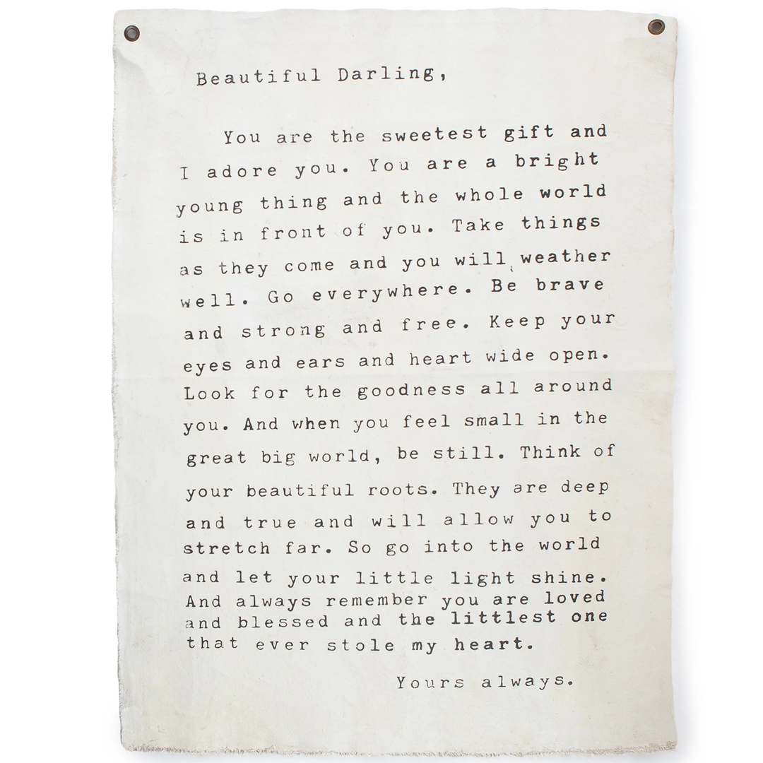 Letter For Sophie Wall Hanging
