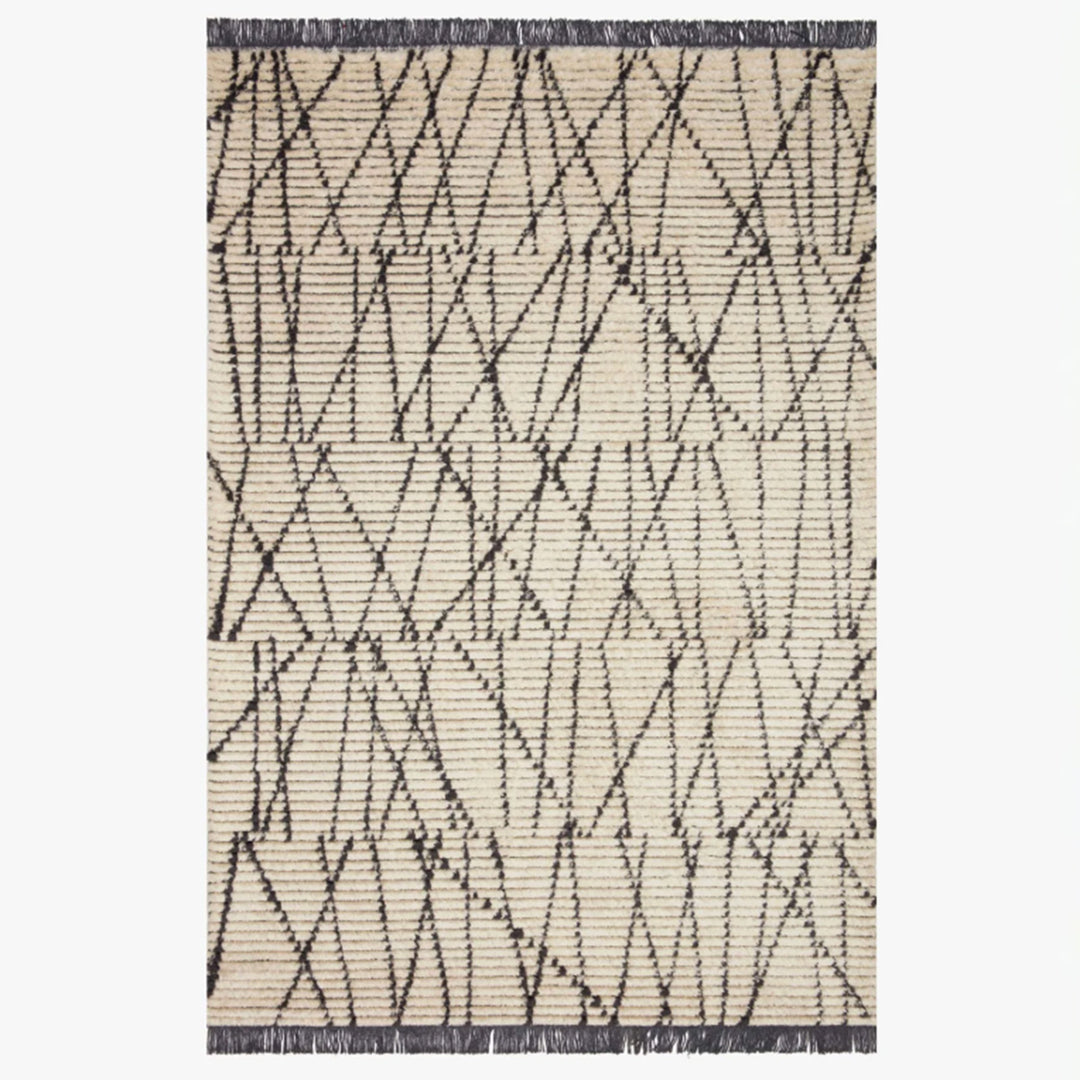 7'9" x 10' Rug - Cream/Charcoal