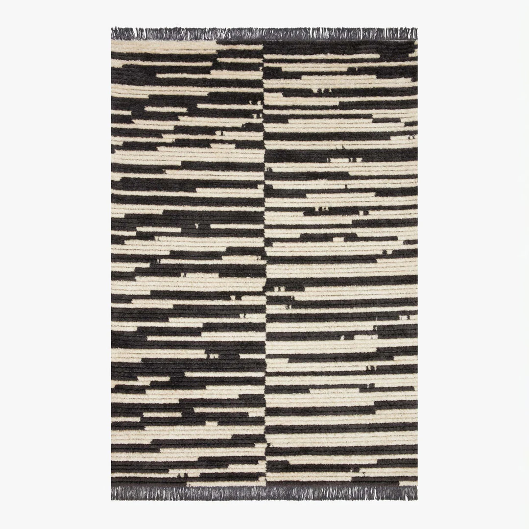 7'9" x 10' Rug - Cream/Charcoal