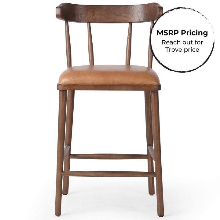 Colter Leather Stool