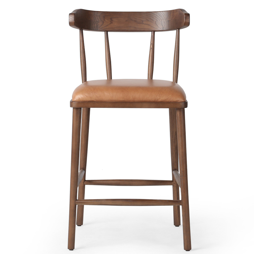 Colter Leather Stool