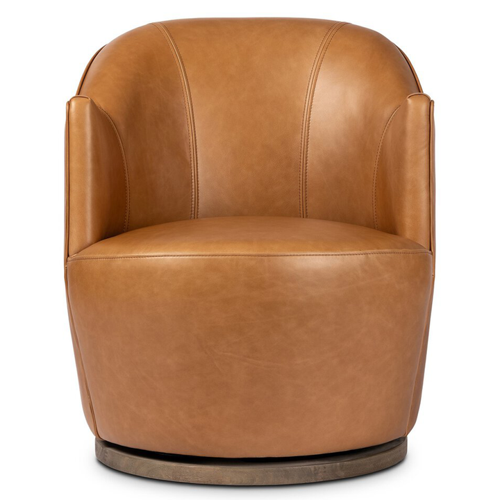 Aurora Leather Swivel Chair