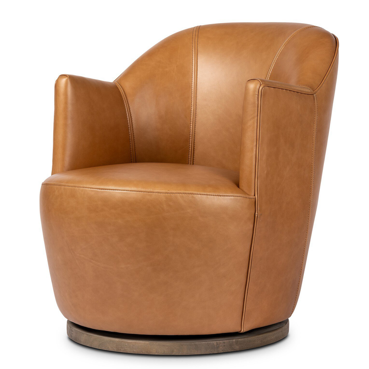 Aurora Leather Swivel Chair