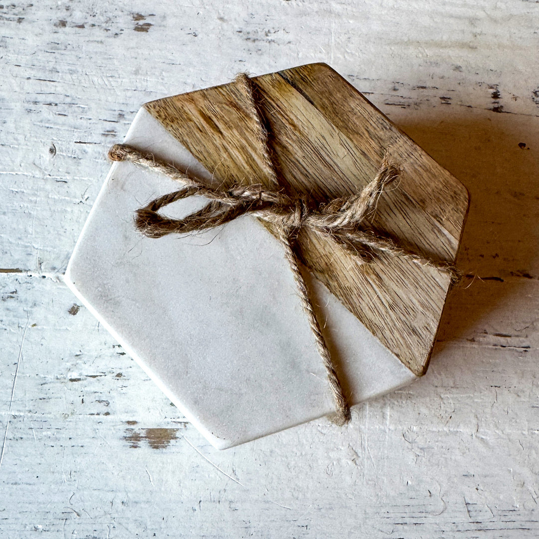 S/4 Hexagon Coasters