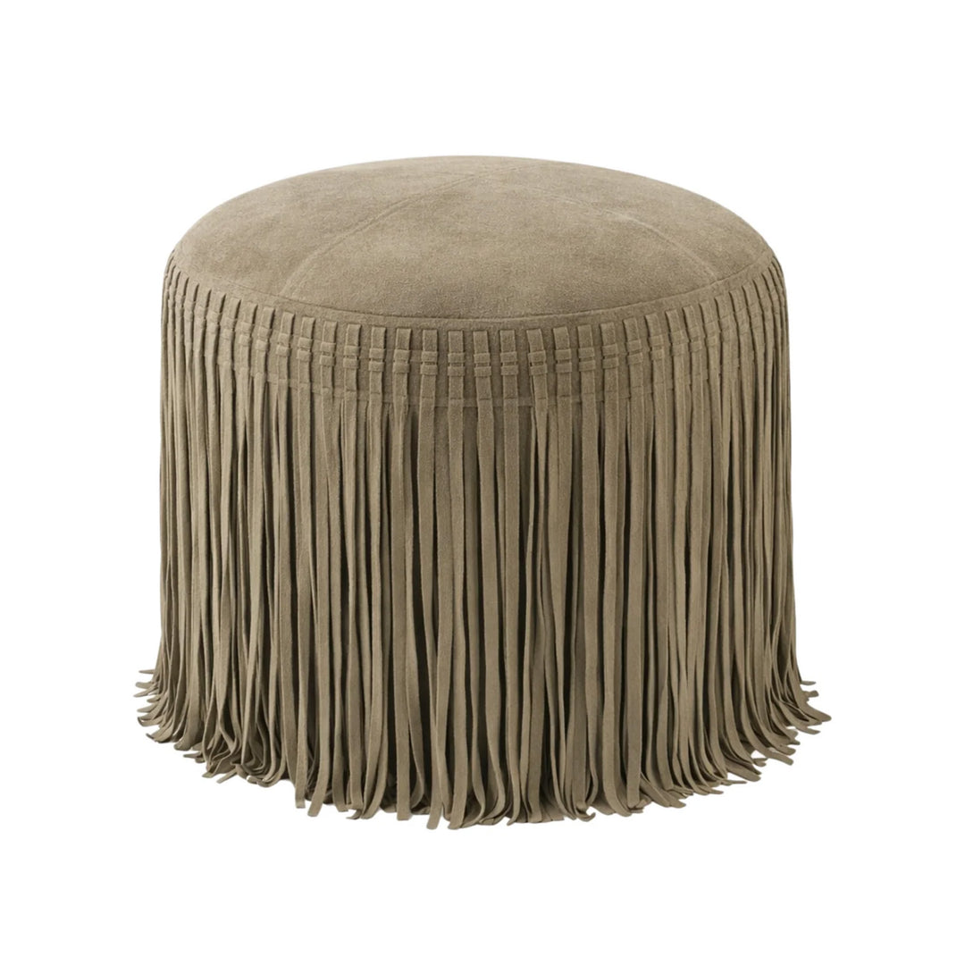 Fringe Pouf - Mushroom