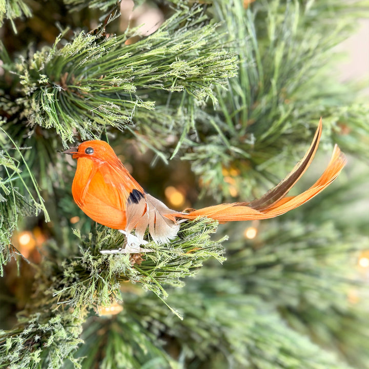 Orange Bird Ornament