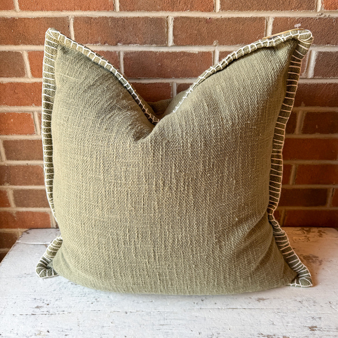 22 x 22 Pillow, Olive