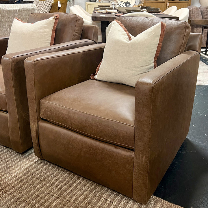 Letto Leather Swivel Chair