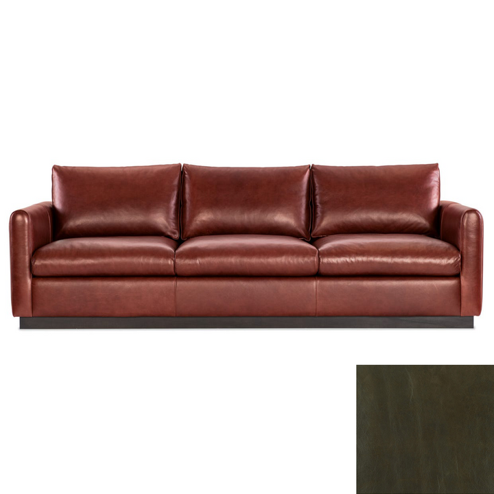 Briggs 98" Leather Sofa