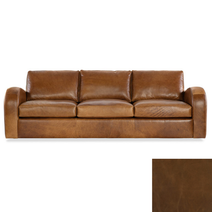Kingsley 98" Leather Sofa