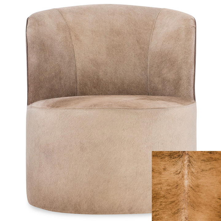 Mavis Leather Swivel Chair