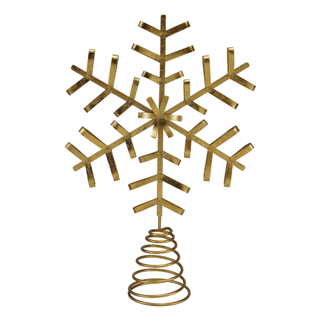 Metal Snowflake Tree Topper
