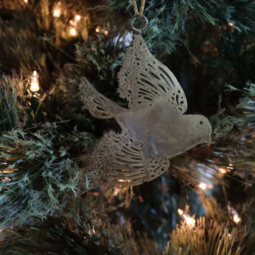 Metal Bird Ornament