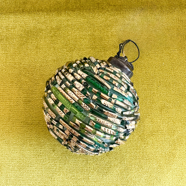 Glass Mosaic Ball Ornament