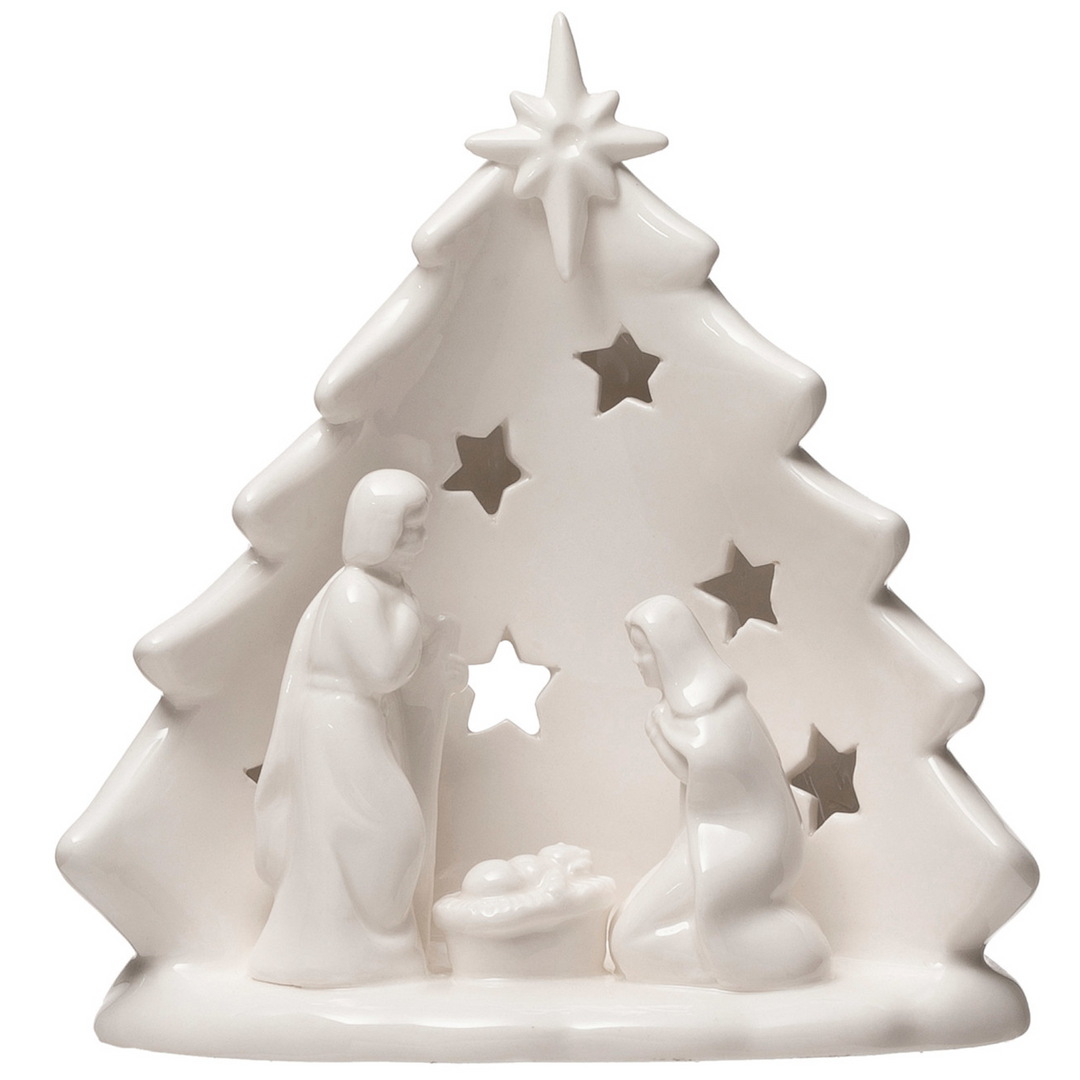 Stoneware Holy Family