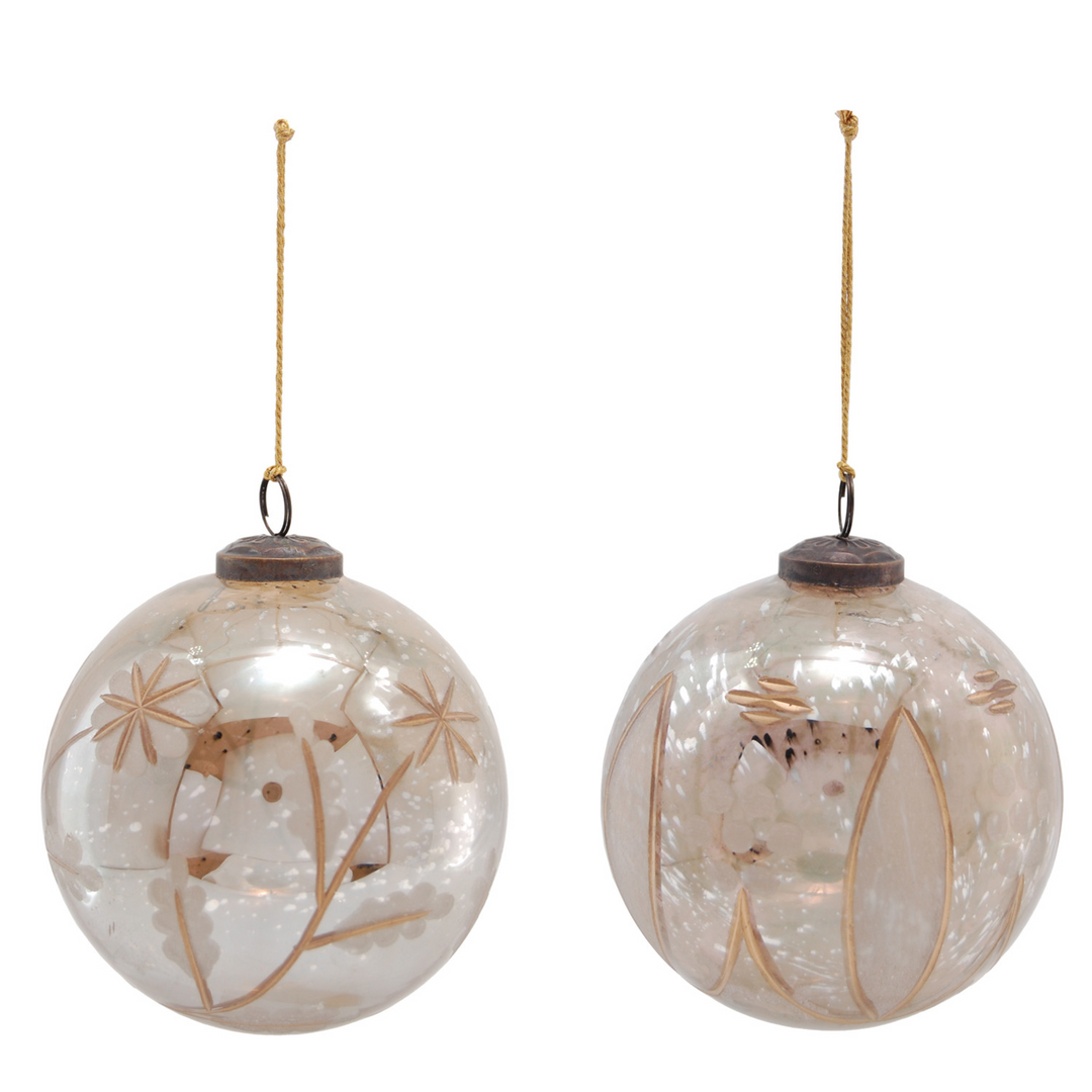 5" Glass Ball Ornament