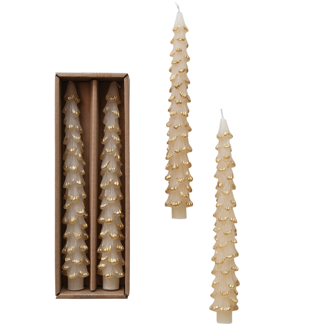 Gold Tree Candles