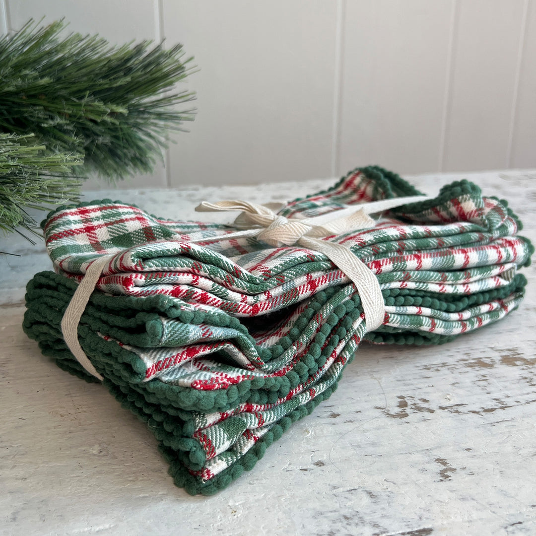 Cotton Napkins - Plaid