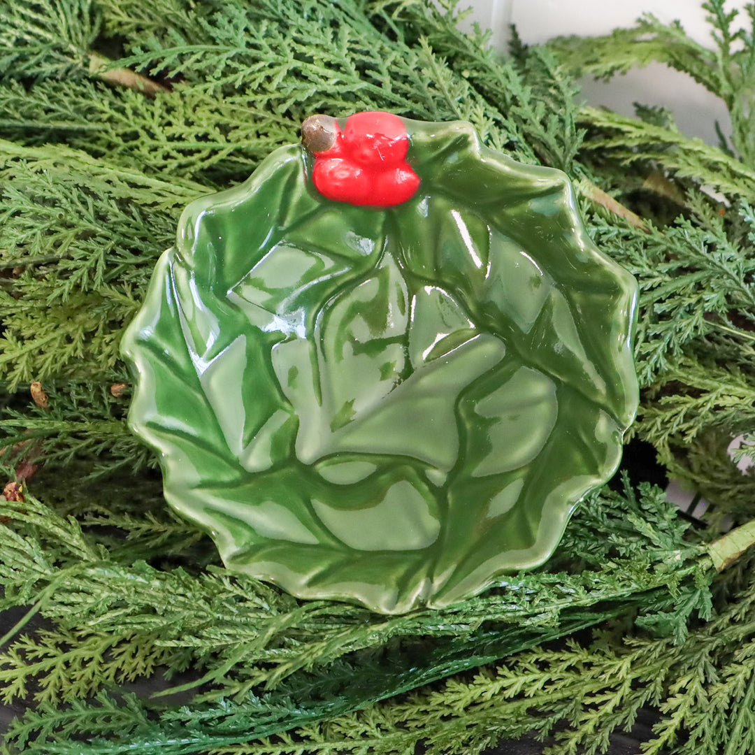 Holly Leaves Bowl