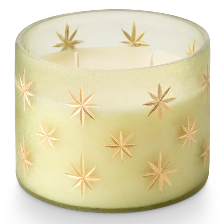 Balsam & Cedar Star Glass Candle