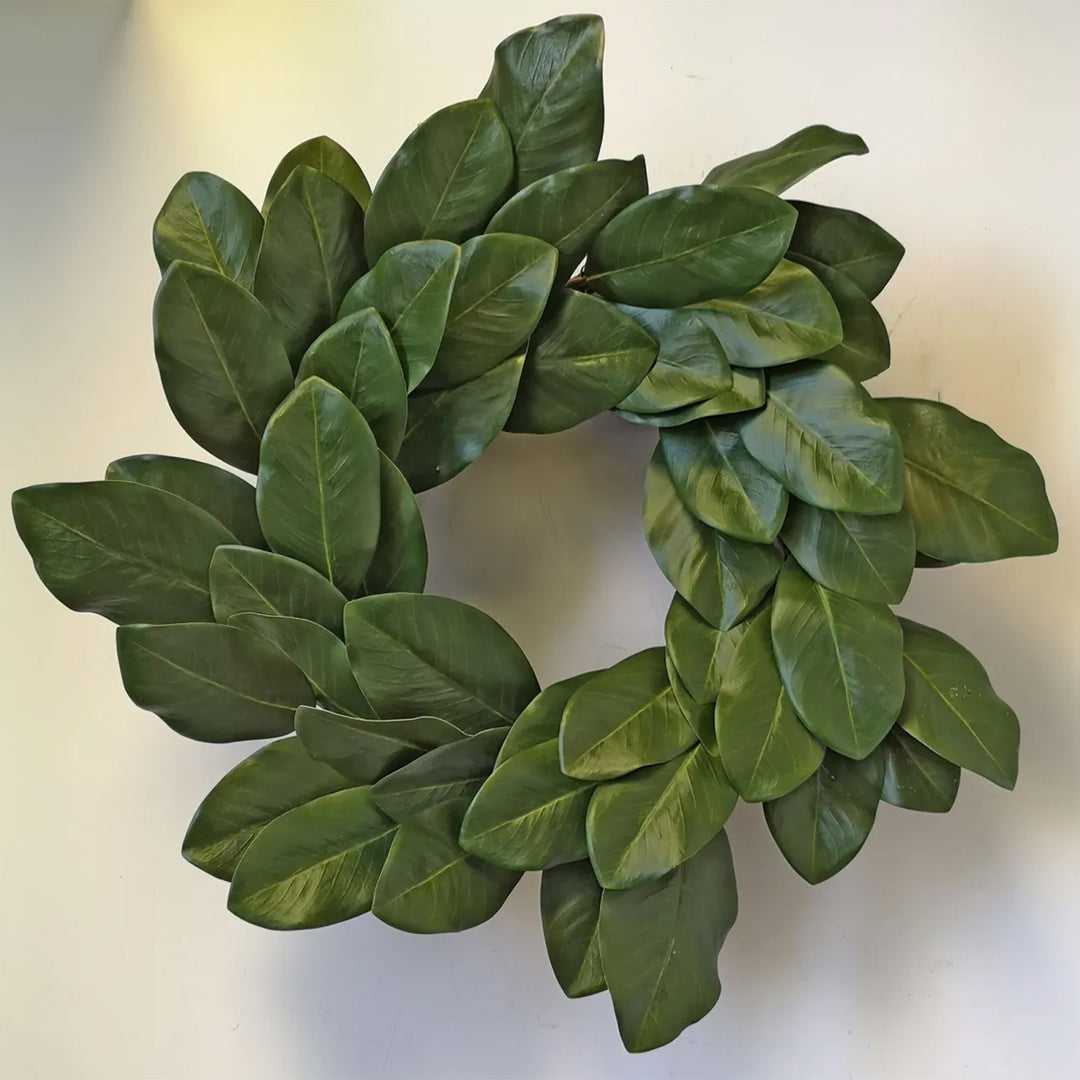 Magnolia Wreath - Green