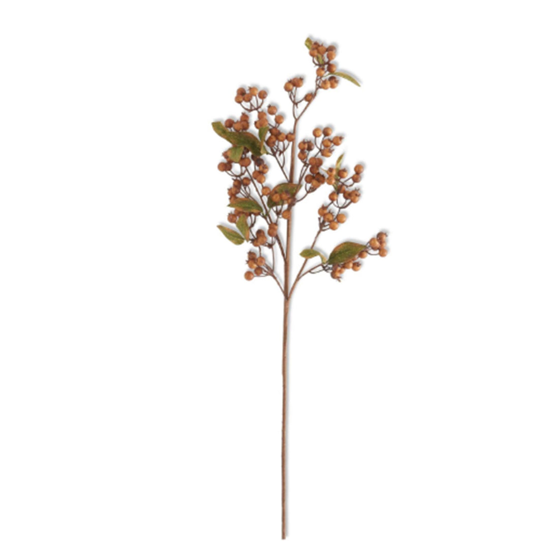 27" Brown Berry Spray