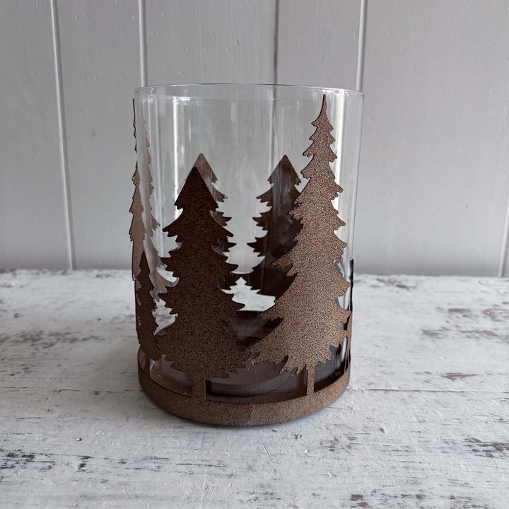 Rusted Metal Candleholder