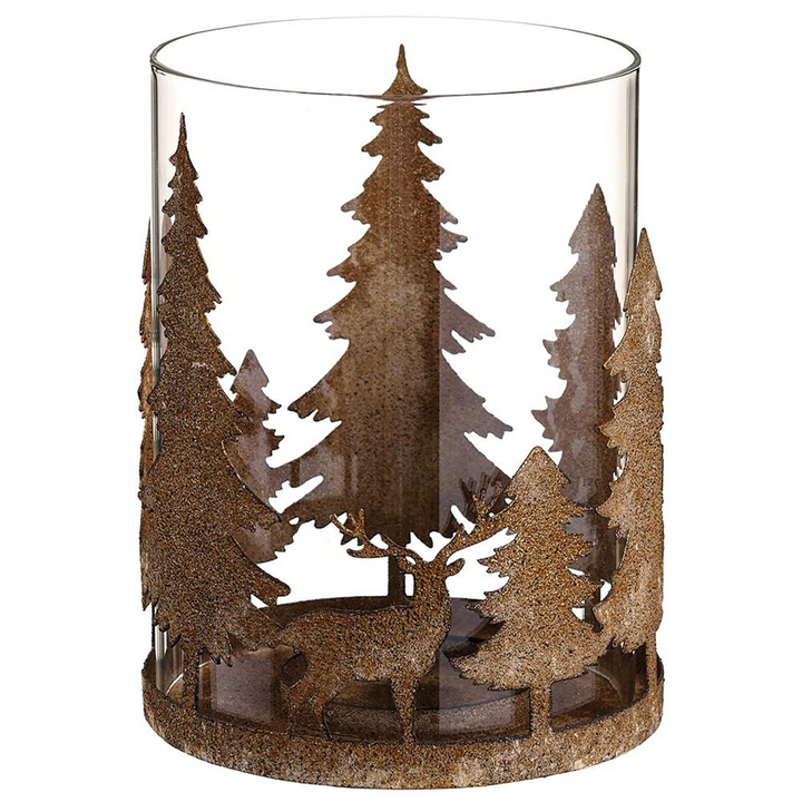 Rusted Metal Candleholder