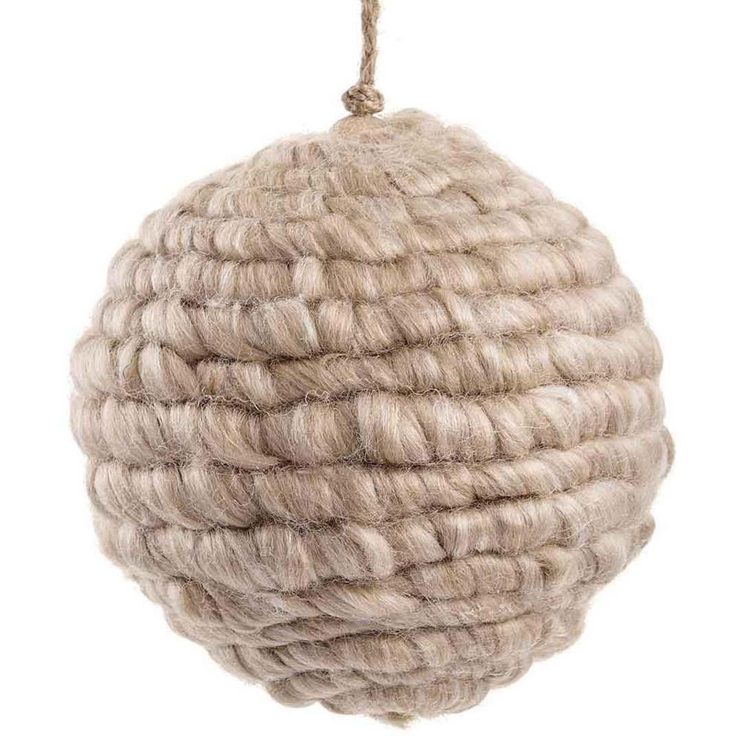 Yarn Ornament- Beige