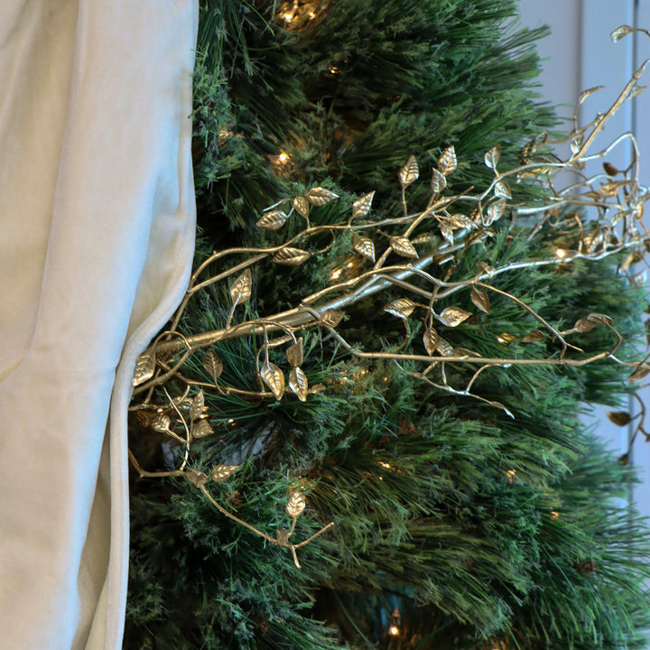Metallic Leaf 52" Garland - Gold