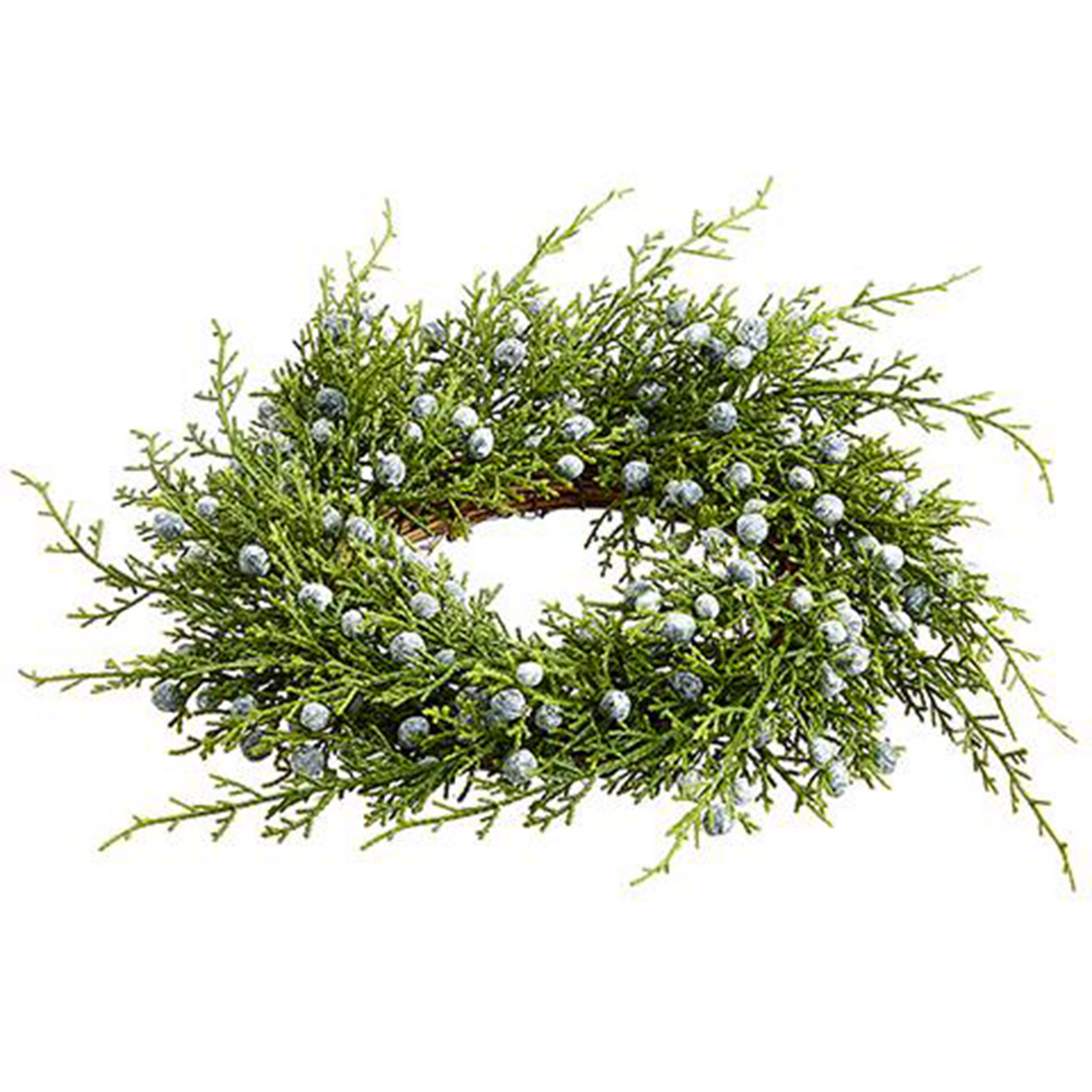 Juniper Candle Ring w/Berry