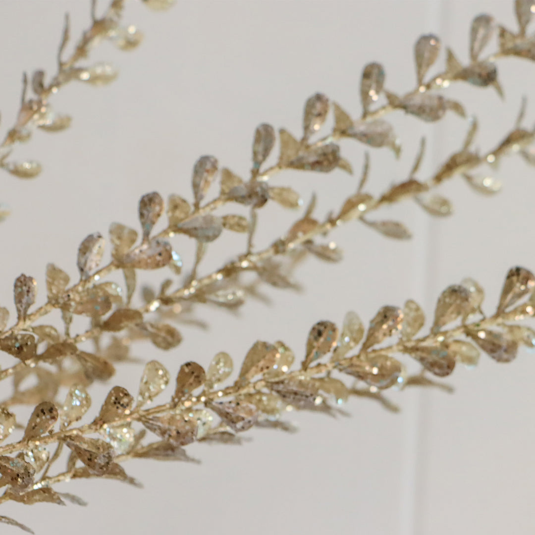 Glittered Stem - Champagne